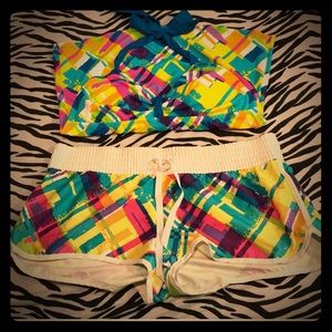 Two piece swimming suit